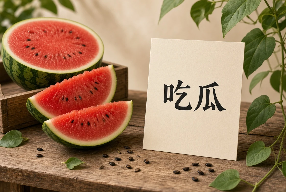 关于吃瓜相关配图